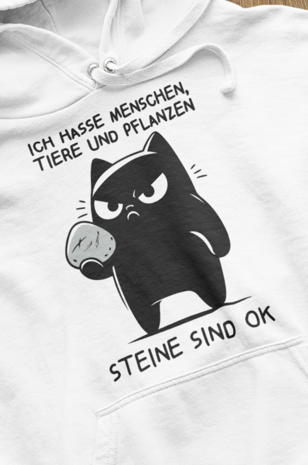 Ich hasse Menschen, Tiere und Pflanzen - Steine sind OK Oh No Cat