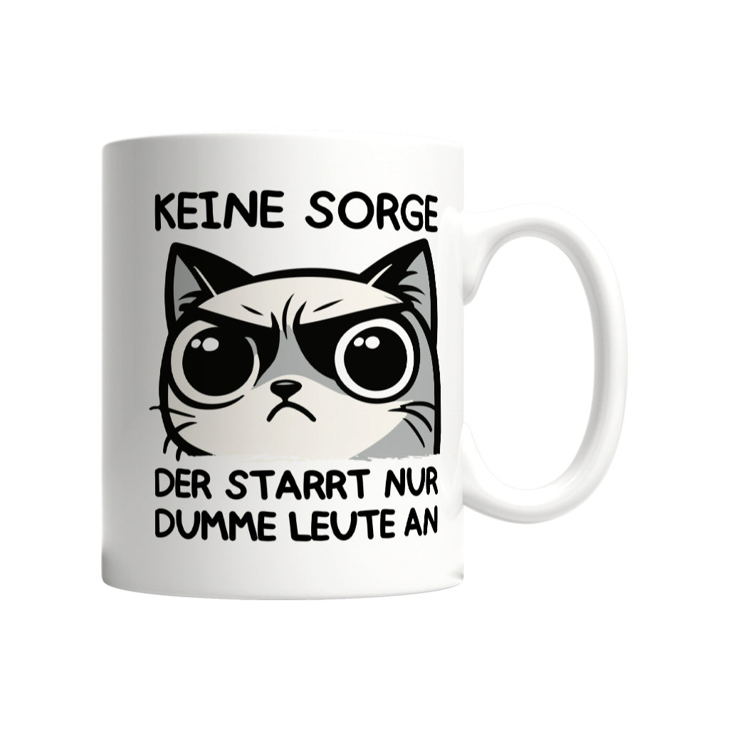 Keine Sorge, der starrt nur dumme Leute an Oh No Cat