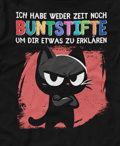 Keine Buntstifte zum Erklären - Premium Organic T-Shirt Dunkel