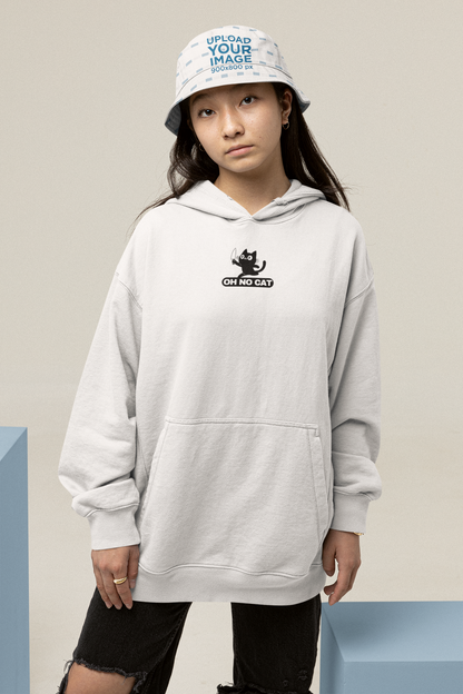 Ich mag deinen Hund - Oversized Hoodie mit Backprint