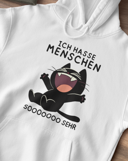 Ich hasse Menschen sooooooo sehr - Premium Hoodie