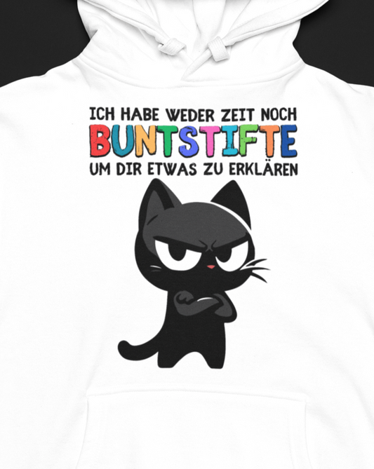 Keine Buntstifte zum Erklären - Premium Hoodie