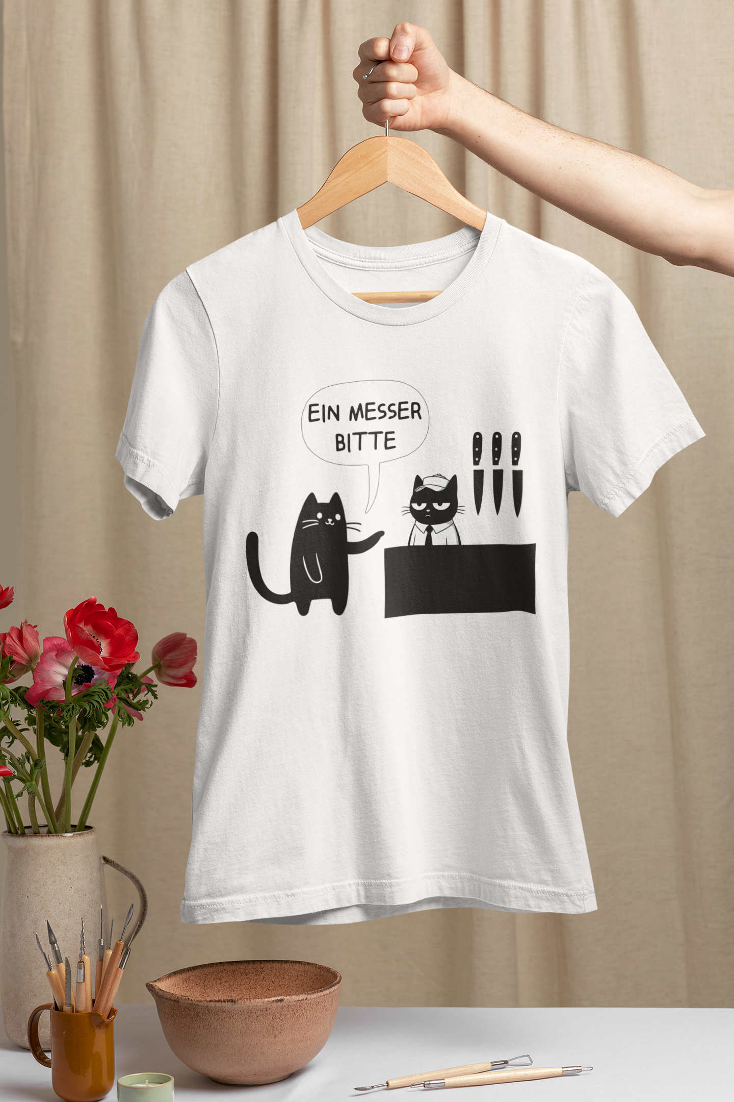 Ein Messer bitte - Premium Organic T-Shirt für Frauen