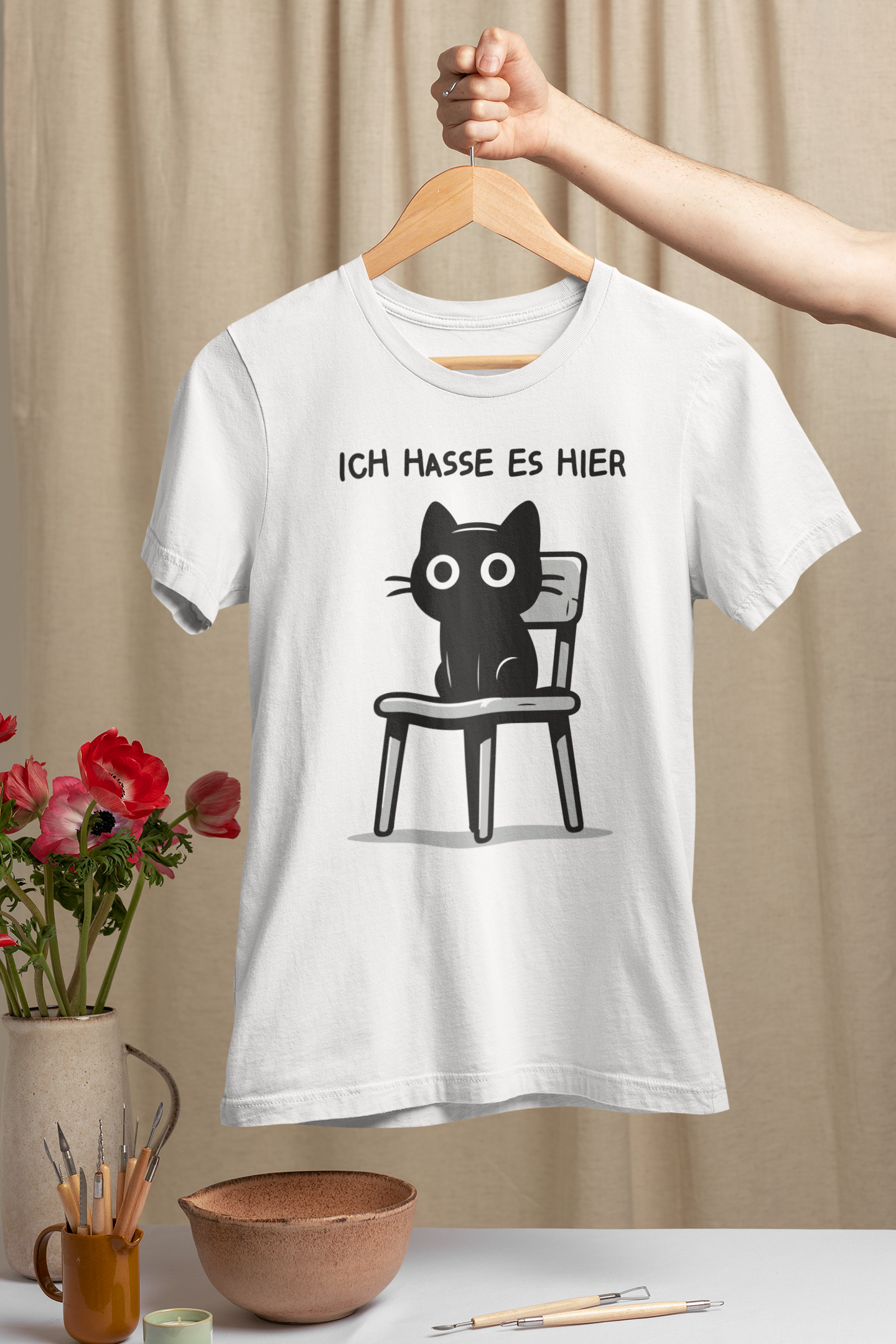 Ich hasse es hier - Premium Organic T-Shirt für Frauen