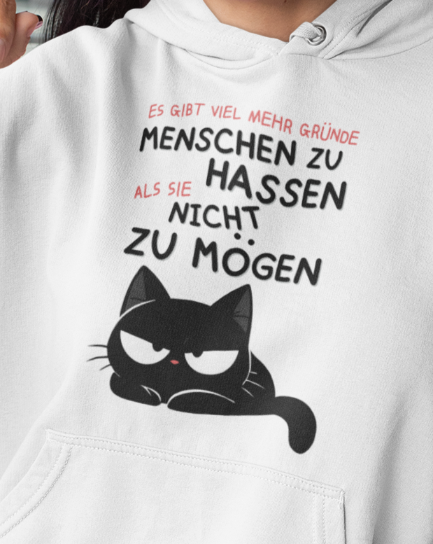 Viele Gründe Menschen zu hassen - Premium Hoodie