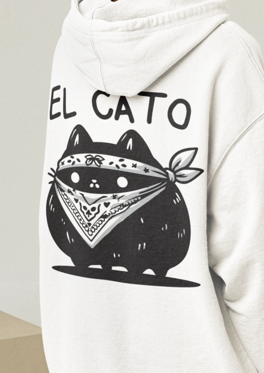 El Cato - Oversized Hoodie mit Backprint