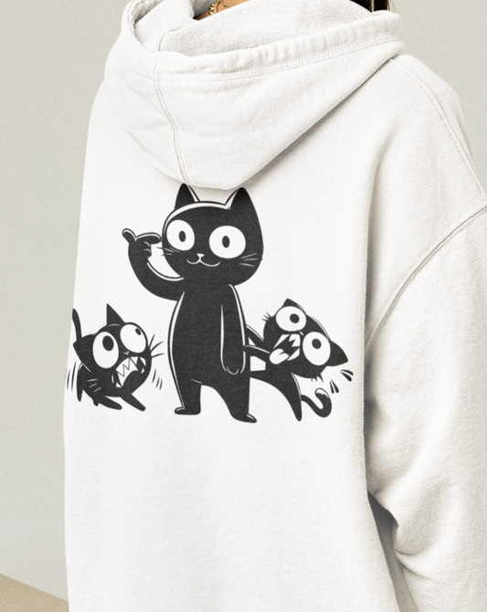 Nichts für schwache Nerven - Oversized Hoodie mit Backprint