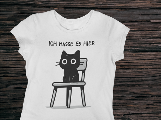 Ich hasse es hier - Premium Organic T-Shirt für Frauen