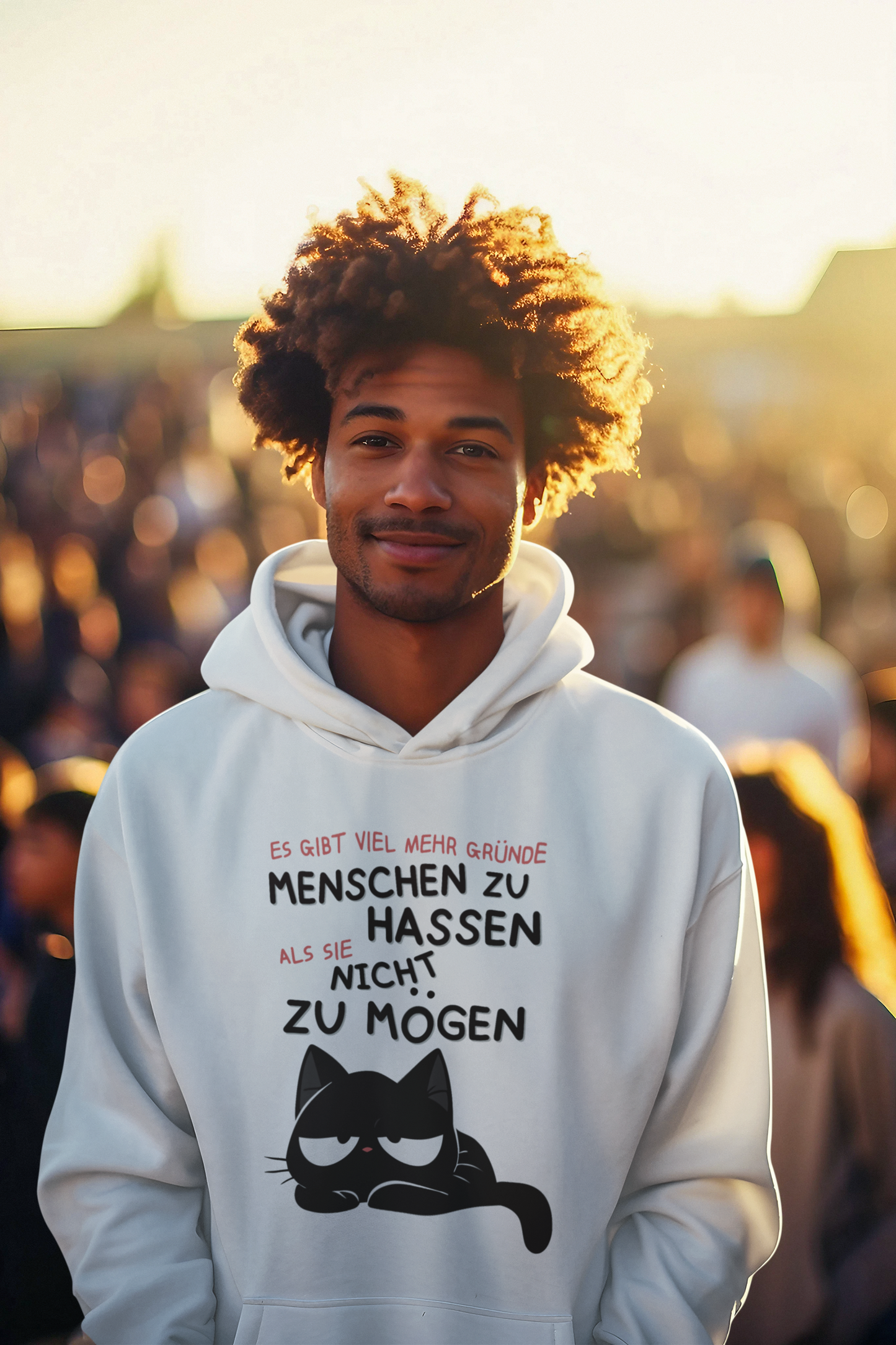 Viele Gründe Menschen zu hassen - Oversized Hoodie