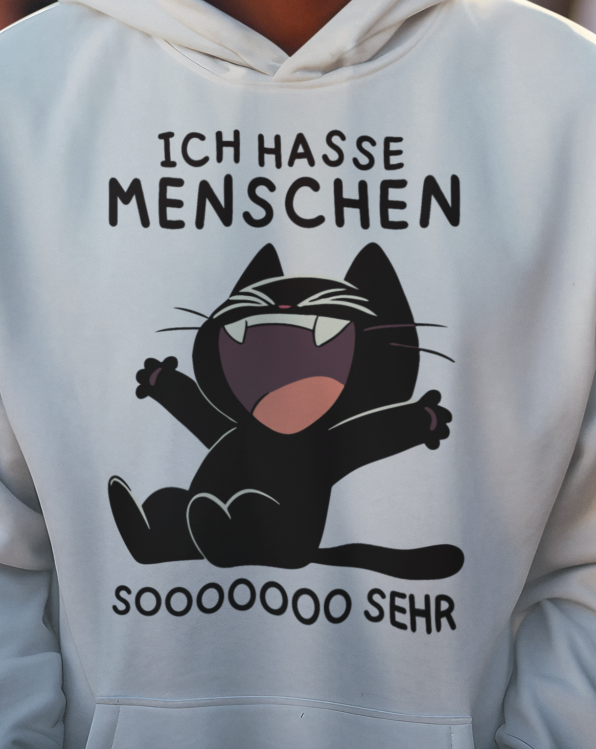 Ich hasse Menschen sooooooo sehr - Oversized Hoodie