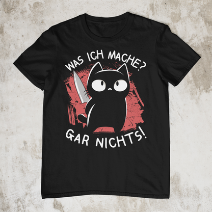 Was ich mache? Gar nichts! - Premium Organic T-Shirt Dunkel