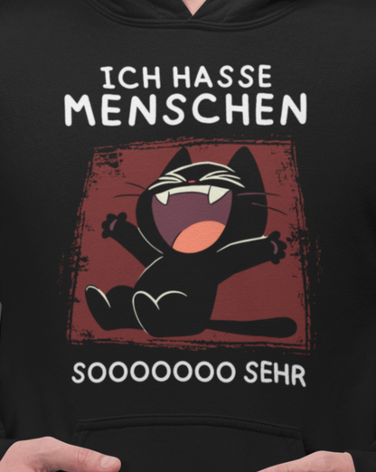 Ich hasse Menschen sooooooo sehr - Premium Hoodie