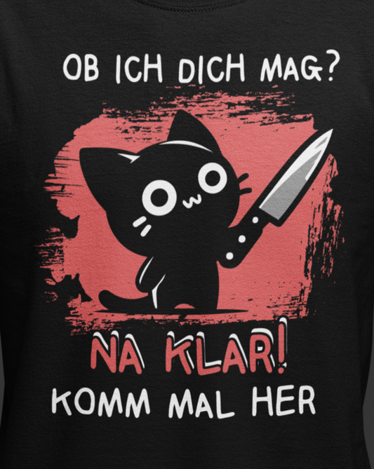 Na klar mag ich dich! - Premium Organic T-Shirt Dunkel