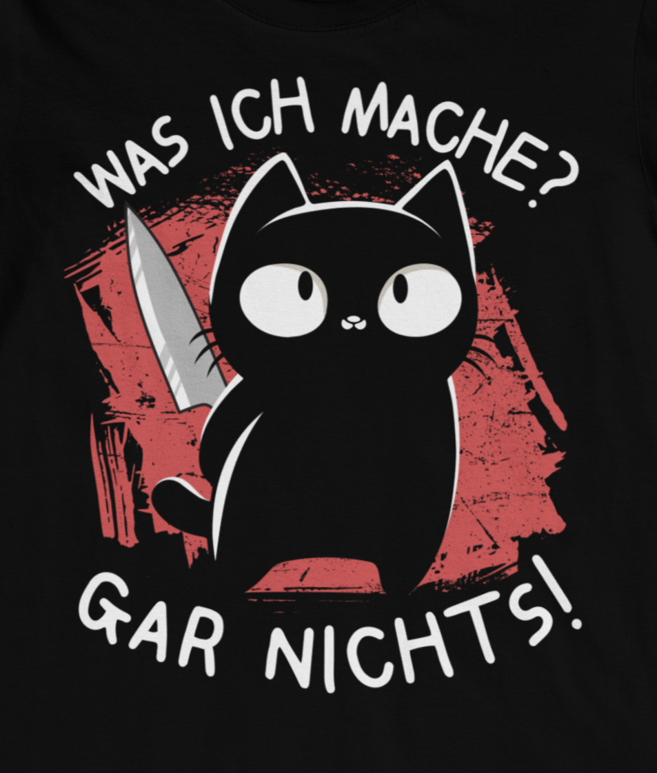 Was ich mache? Gar nichts! - Premium Organic T-Shirt Dunkel