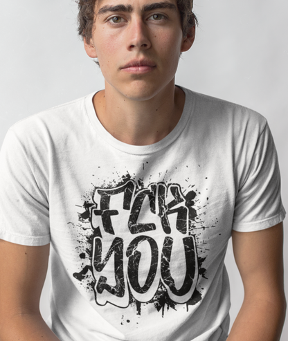 'FCK YOU' - Graffiti Style Premium Organic T-Shirt